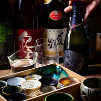 日本酒にこだわります！