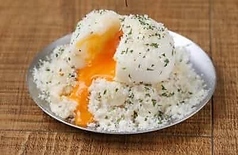 半熟卵とパルメザンのポテトサラダ