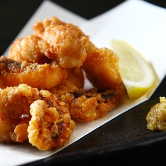 タコの唐揚げ ゆず胡椒添え