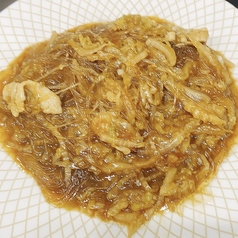 白菜の漬物と春雨の炒め