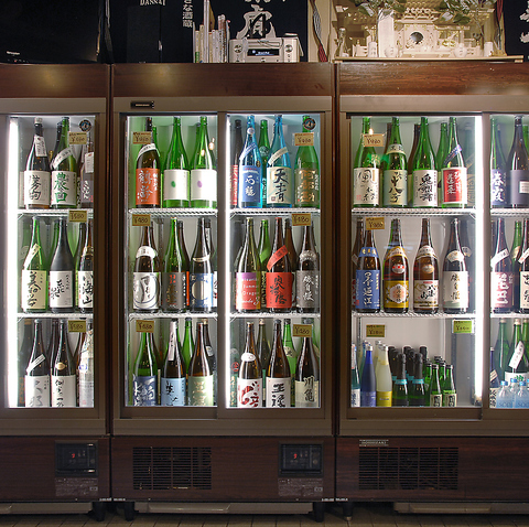 100種類以上の日本酒が520円～★希少な日本酒もご用意♪　「日本酒　うなぎだに」