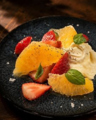 料理メニュー写真&nbsp;フロマージュクリームと果物
