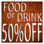 【高崎駅 徒歩1分】 《毎日OK&当日OK》 お会計が驚きの価格に！FOOD or DRINK ⇒ 【50％OFF】♪