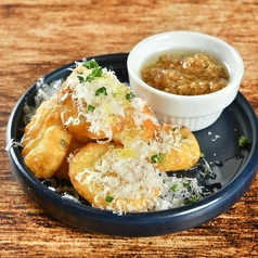 揚げニョッキ　アンチョビガーリックソース