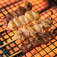 やみつき必至！特製ダレの魚串と焼き鳥
