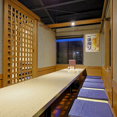 こちらの掘りごたつのお席は15名様用です。