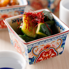 ピリ辛出汁の漬け胡瓜