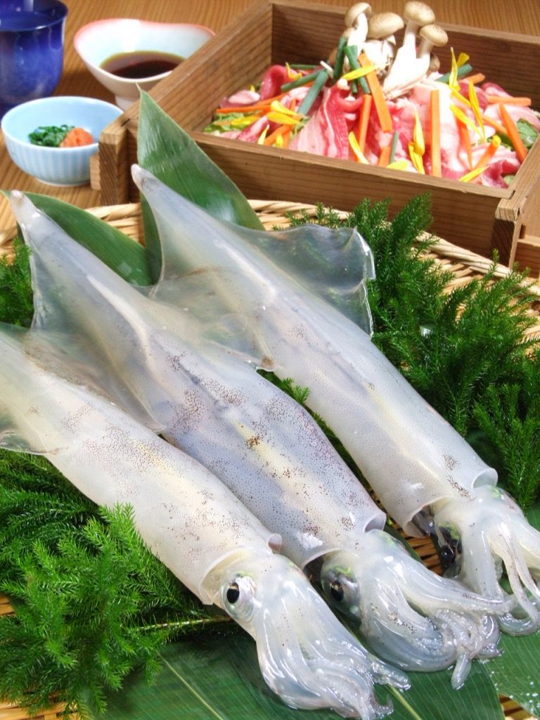 泳ぎイカ姿造り＆アグー豚せいろしゃぶしゃぶ蒸しコース4500円⇒3500円(税込3850円)！