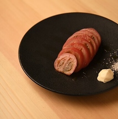 トマトスライス＆オリーブオイル