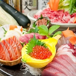 鮮度抜群！旬の魚介を心ゆくまで楽しめます！150分8品4000円以上のコースは銘柄酒も飲み放題OK！
