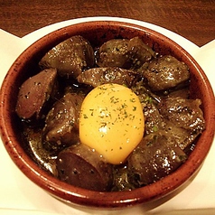 鴨の砂肝のコンフィ