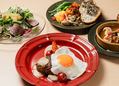 手作りハンバーグ卵　せんびる店のコース写真