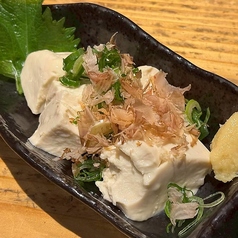 自家製おぼろ豆腐