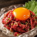 料理メニュー写真&nbsp;馬刺しユッケ