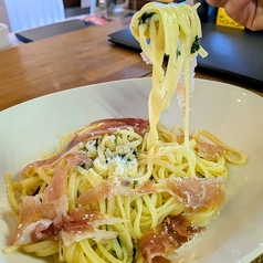 生ハムのペペロンチーノ生スパゲティ（テイクアウト対象外）