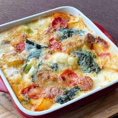 季節野菜のラザニア