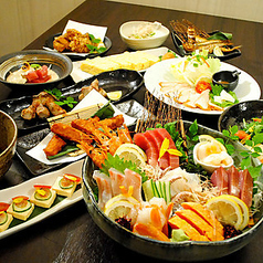 【期間限定】2.5H飲み放題付！とり肉の炙り胡麻ぽん酢と〆のあさりラーメンを楽しむコース！の写真