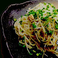 ニラたっぷりソーメンチャンプルー