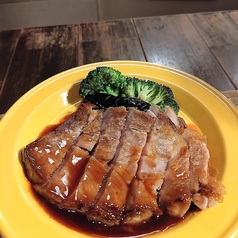 豚肉のソテー〜赤ワインソース〜の写真
