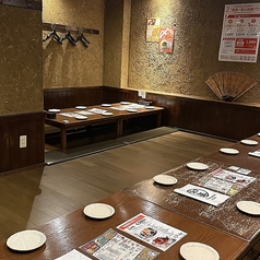 掘りごたつ席貸し切りで最大30名様までご利用いただけます！フロア貸切なので、周りを気にせずお楽しみ下さい♪