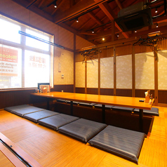 のんびりくつろいでお過ごしいただける掘りごたつのお席。各種ご宴会に最適です◎