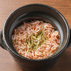 桜海老と筍の土鍋飯