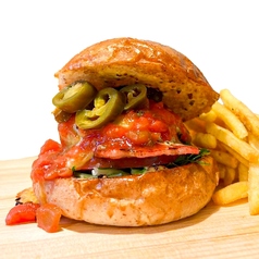 ハラペーニョサルサチーズバーガー