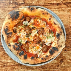 自家製チョリソーとマッシュルームのディアボラ