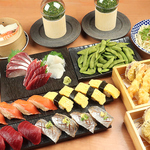 飲み放題付コースは3900円(税込)～ご用意。友人との飲み会や会社宴会など、シーンに合わせてご利用◎