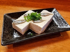スクガラス豆腐