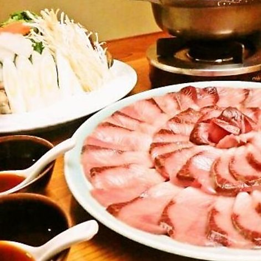 創業以来人気の海鮮しゃぶしゃぶ,名物鍋,天然本クエ,鮟鱇やすっぽんやふぐ,幻海老等で美味しい時間！