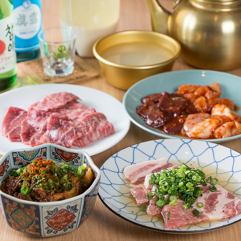 【祇園駅5分◆】韓国焼肉＆韓国酒を楽しめる隠れ家な雰囲気の焼肉店！貸切対応可能◎