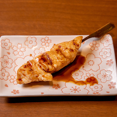 ●ささみ (1本) 【Grilled white chicken meat with crushed salty plum & wasabi】