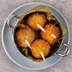 肉詰めマッシュルームのフリットの写真