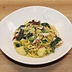 タコとジャガイモの麹ジェノベーゼ