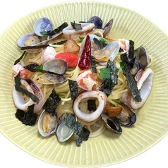 あさり・海老・イカ・タラコ 海賊 スパゲッティ