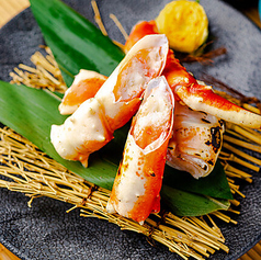 タラバガニ一本焼き