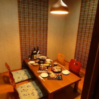 【完全個室完備】1階席は2名～24名まで収容可能♪