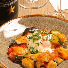 彩り野菜のエッグフラメンカ