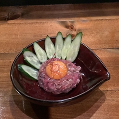 あぶりラムユッケ