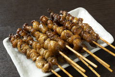 博多名物！ぐるぐる鶏皮串