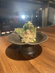 ルイビ豚 島らっきょうなめろう風