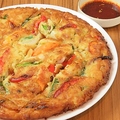 料理メニュー写真 海鮮チヂミ/豚キムチチヂミ