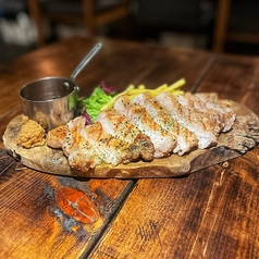 望来豚ロース肉のグリル