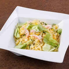 蟹とレタスの炒飯