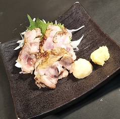 地鶏のタタキもも/地鶏のタタキむね