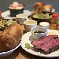 ポップオーバー食べ放題付きセット