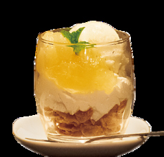 レモンとヨーグルトのミニパフェ