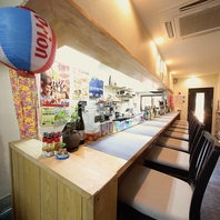 人数に合わせて各種お席にご案内！貸切も承り中です◎