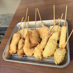 揚げたて！天ぷら串&串カツの贅沢12本盛り